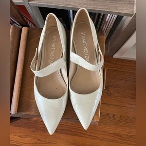 Stuart Weitzman Mary Jane Flats 9.5